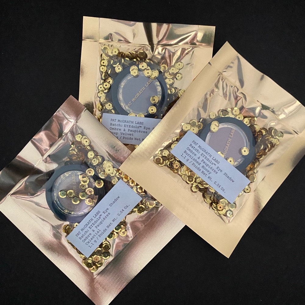 NIB — Pat McGrath EYEDOLS™ Eye Trio — Burnished Honey, Celestial, Deep Velvet